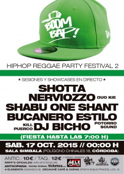 Boom Bap! Hip Hop Reggae Party Festival 2 cordoba
