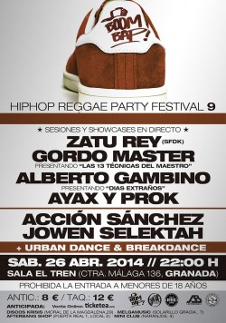Boom Bap! Hip Hop Reggae Party Festival 9 en Granada