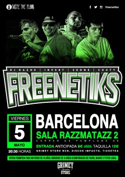 Freenetiks en Barcelona