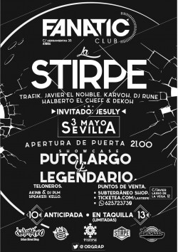 La Stirpe, PutoLargo, Legendario y Jesuly en Sevilla