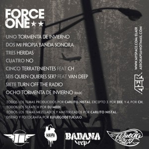 Trasera: Aer - Force one