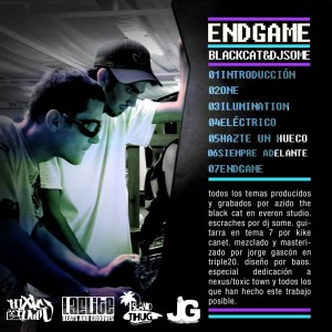Trasera: Azido The Black Cat y Dj Some - End game