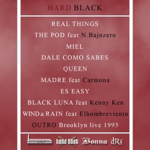 Trasera: Bonna y Rosso hard beat - Hard black