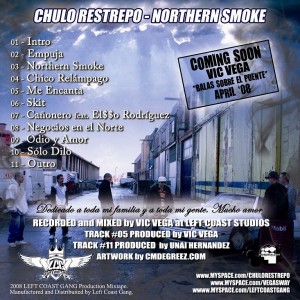 Trasera: Chulo restrepo - Northern smoke