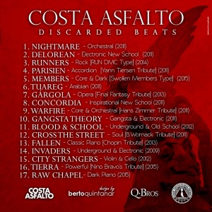 Trasera: Costa asfalto beats - Beat compilation (Instrumentales)