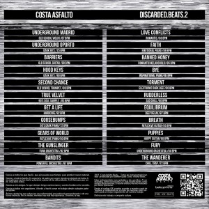 Trasera: Costa asfalto beats - Discarded beats 2 (Instrumentales)