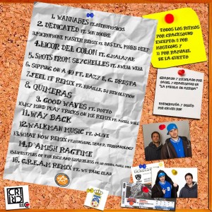 Trasera: Cracksound y Dasel - Remixes y petroleo Vol. 1