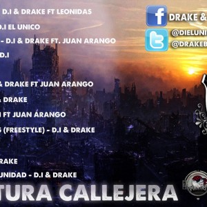Trasera: D.I y Drake. - Escultura callejera