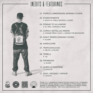 Trasera: DLO - Bootleg mixtape 2 (Inedits & Featurings)