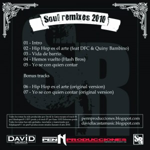 Trasera: David la casta y Eduakapenn 1 - Soul remixes 2010