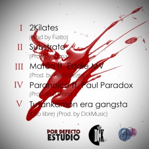 Trasera: Dck - 5Balas the mixtape