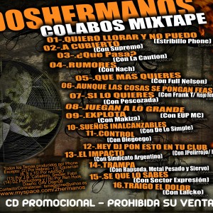 Trasera: Doshermanos - Colabos mixtape