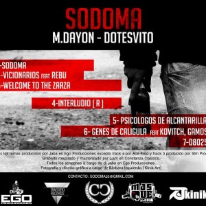 Trasera: Dotes Vito y M.Dayon - Sodoma