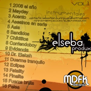 Trasera: Elseaproduxxx - Instrumentales Vol. 1