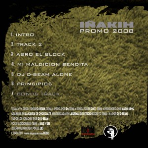 Trasera: Iñakih - Promo 2008