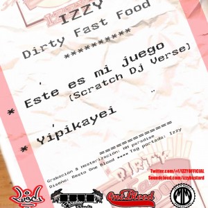 Trasera: Izzy - Dirty fast food enero