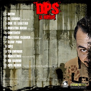 Trasera: Jefe de la M - DPS (La mixtape)