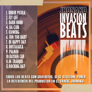 Trasera: Jhonako - Invasión beats (Instrumentales)