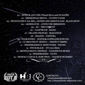 Trasera: JotaJota - Geminids the remixtape