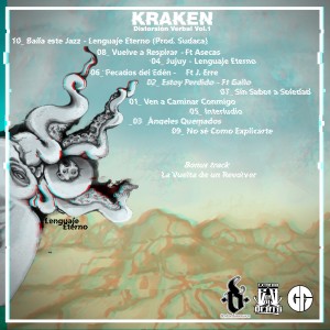 Trasera: Kraken - Distorsión verbal Vol. 1