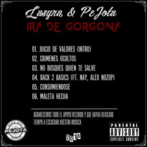Trasera: Lasyra y Pejota - Ira de Gorgona EP