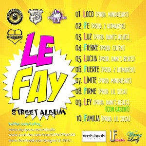 Trasera: Le Fay - Le Fay street album
