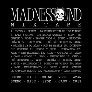 Trasera: Madnessound - Mixtape