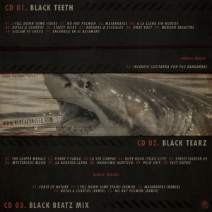 Trasera: Many Sharks - Black Teeth / Black Tearz