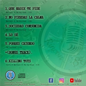 Trasera: Martineli y The big black - Sociedad consumida