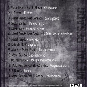 Trasera: Metal pesado - Remixes Vol. 1