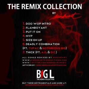 Trasera: Mindheart - Big L - The remix collection