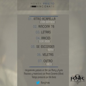 Trasera: Monty Prieto - Rincona 78