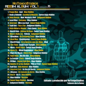 Trasera: Notengostudios - Riddim album Vol. 1
