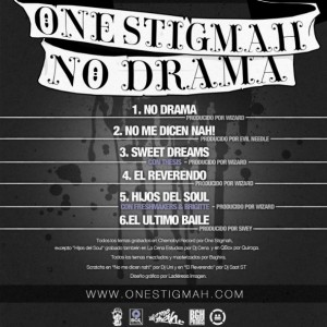 Trasera: One Stigmah - No drama