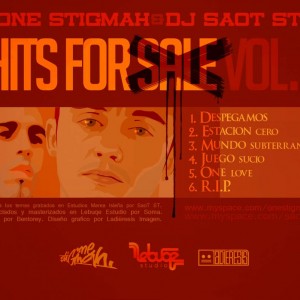 Trasera: One Stigmah y Dj Saot ST - Hits for Sale Vol. 1