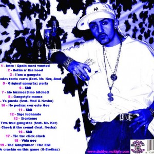 Trasera: Original gangstaz records - Daddy Capone - The Gangfather (Promo 2007)