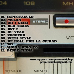 Trasera: P. Romero - Old times (Instrumentales)