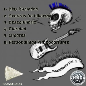 Trasera: Rodrigo RS - Rockbeats Vol. 2 (Instrumentales)