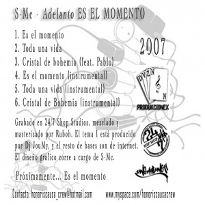 Trasera: S mc de honoris causa - Es el momento (Adelanto)