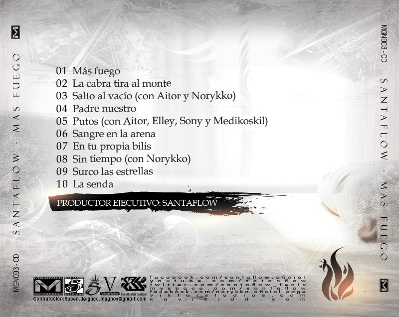 Santaflow - Más fuego » Álbum Hip Hop