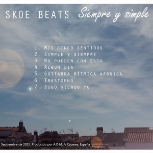 Trasera: Skoe Prod - Siempre y simple (Instrumentales)