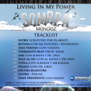 Trasera: Sombramendez - Living in my pompa