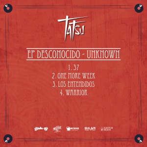 Trasera: Tatsu - Desconocido - Unknown EP