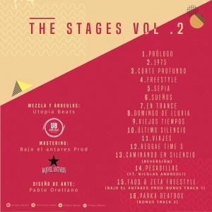 Trasera: Utopia beats - The Stages Vol. 2 (Instrumentales)