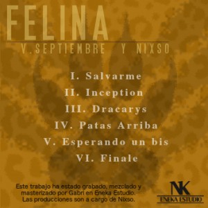 Trasera: V. Septiembre y Nixso - Felina
