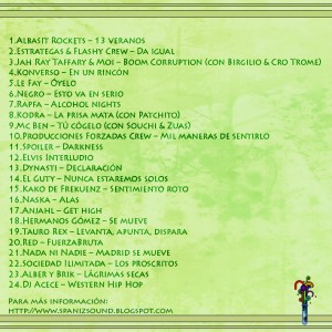 Trasera: VVAA - Spaniz sound Vol. 5 (CD2)