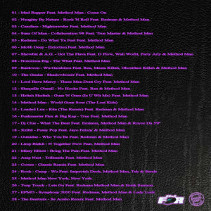 Trasera: VVAA - Special Guest Method Man Vol.3 (Mixtape)