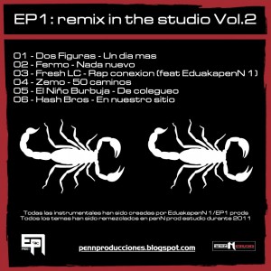 Trasera: Varios - EP1 remix in the studio Vol. 2