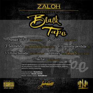 Trasera: Zaloh - Black Tape