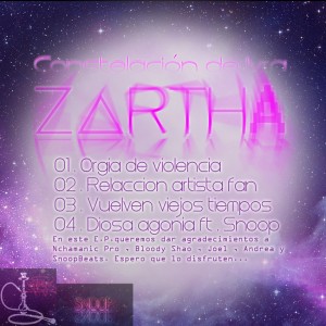 Trasera: Zartha - Constelacion de kyra